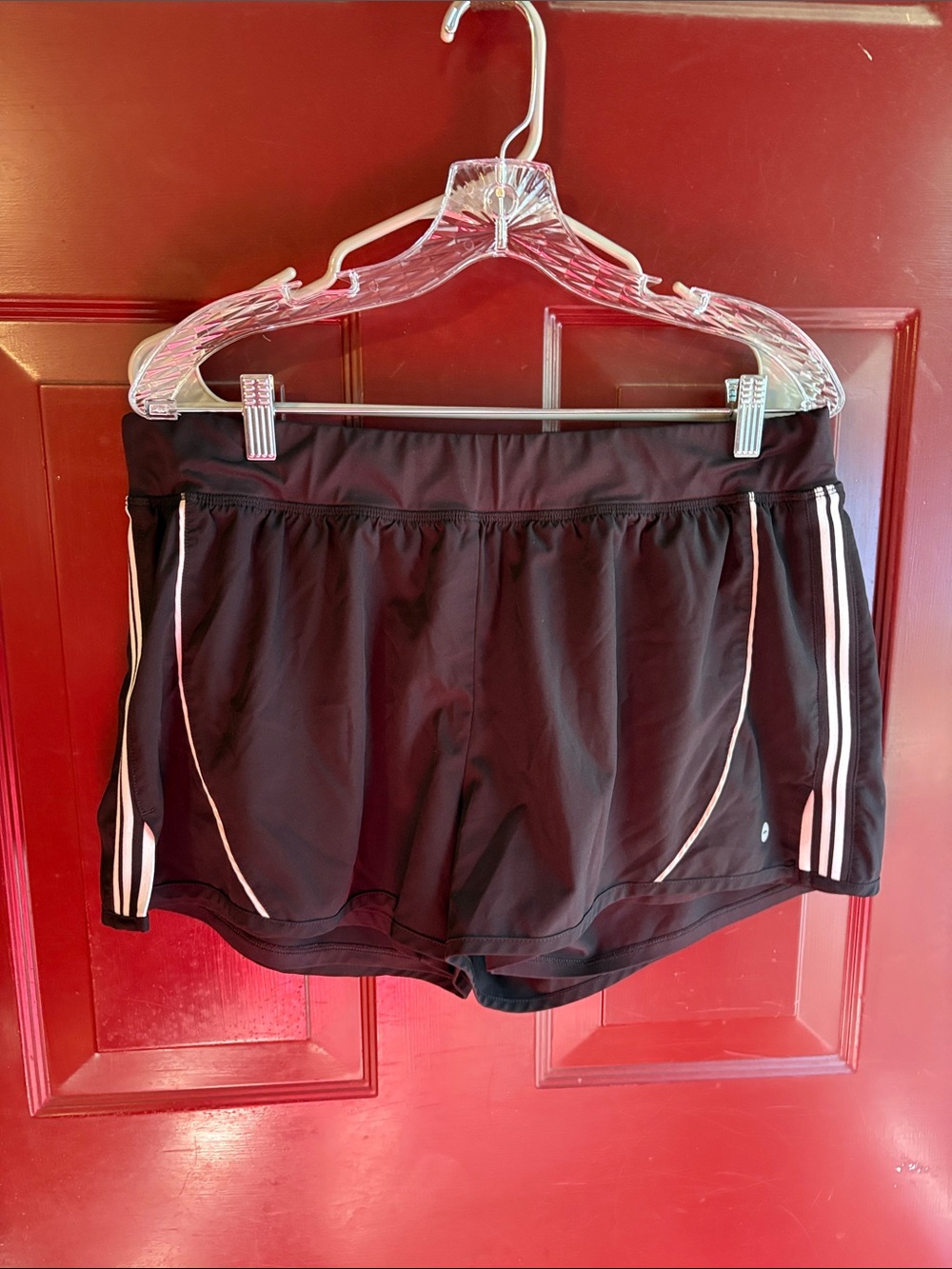 Black athletic shorts